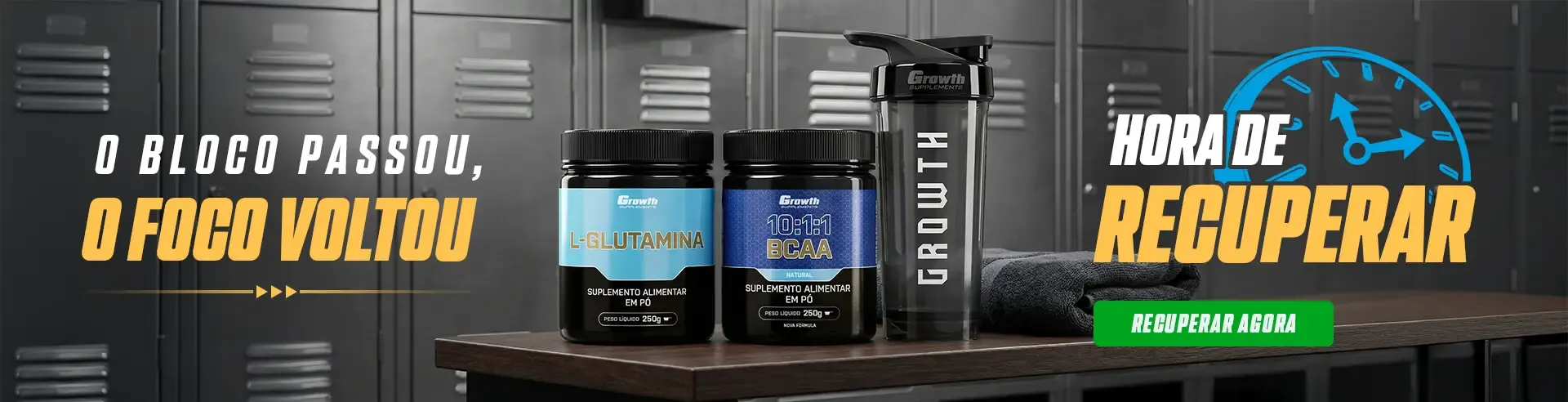 Hora de recuperar - Growth Supplements