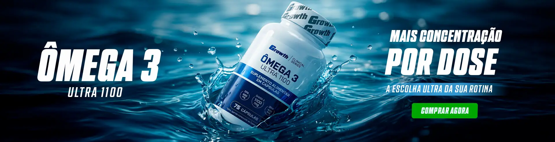 Ômega 3 ultra - Growth Supplements