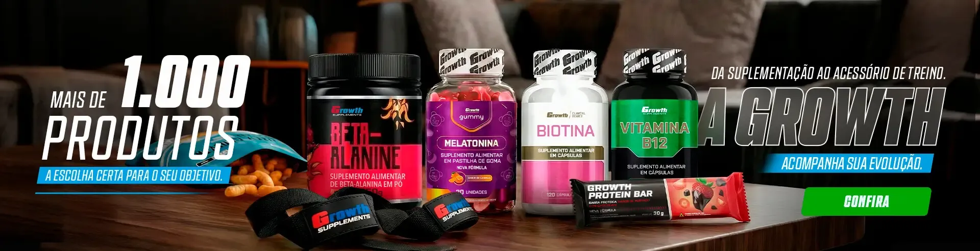 Mais de 1.000 Produtos - Growth Supplements