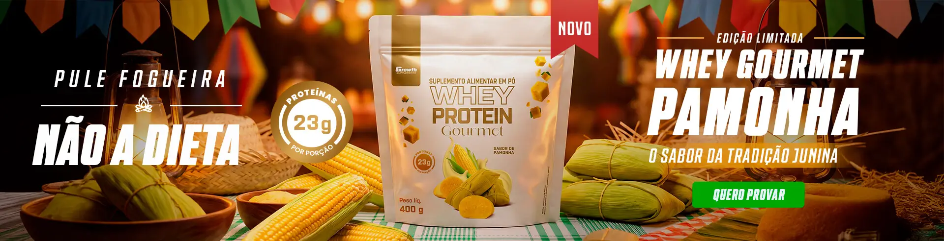 Whey gourmet pamonha - growth supplements