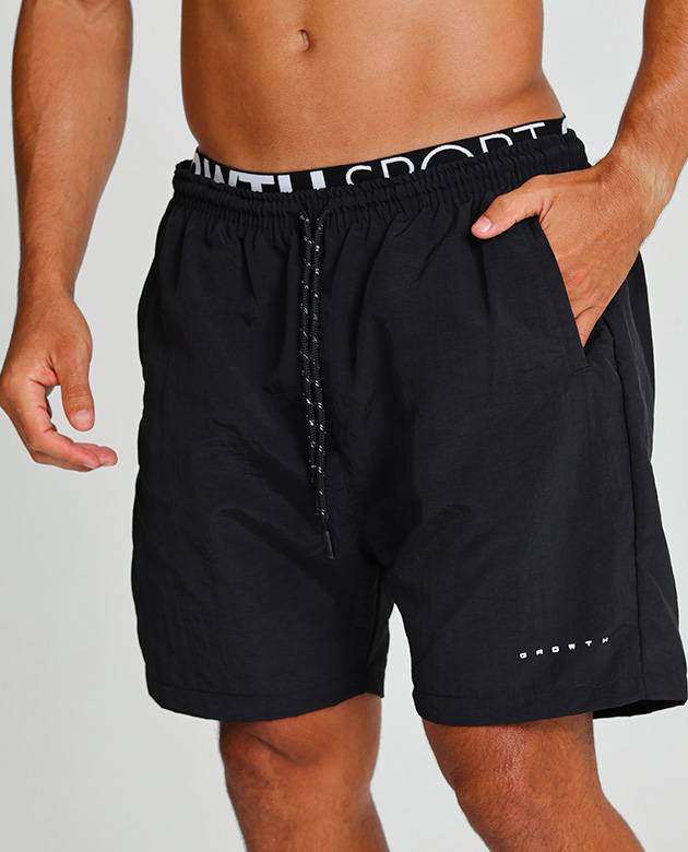 Bermuda Growth cós elástico preto detalhe lateral