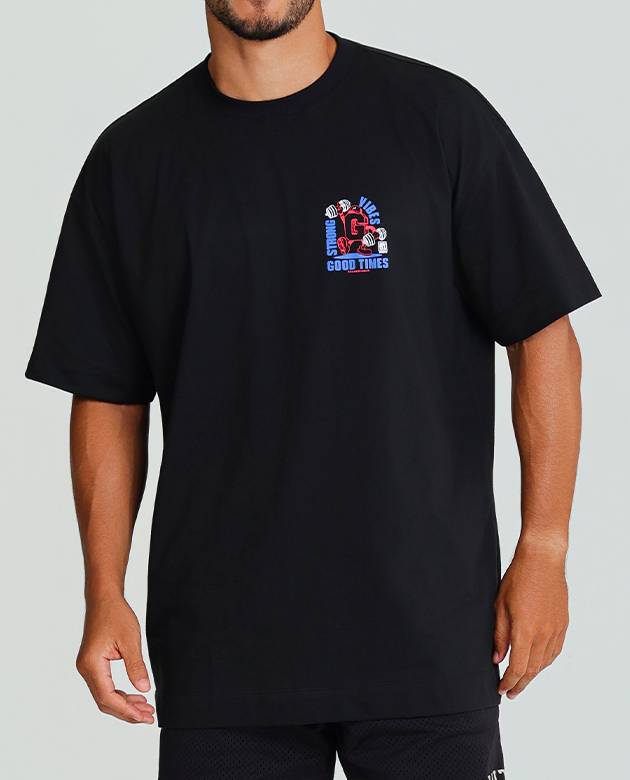 Camiseta Comic Strong Vibes Good Times 