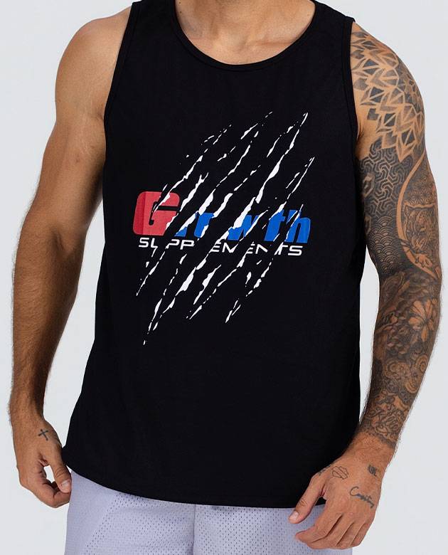 Regata Casual Growth  Garras Preto