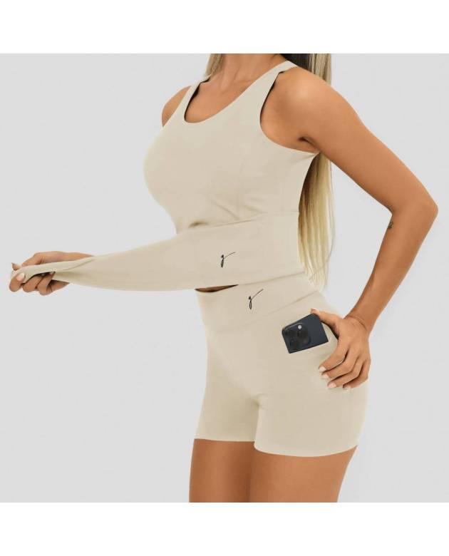 Shorts Growth Slim Bege Luna